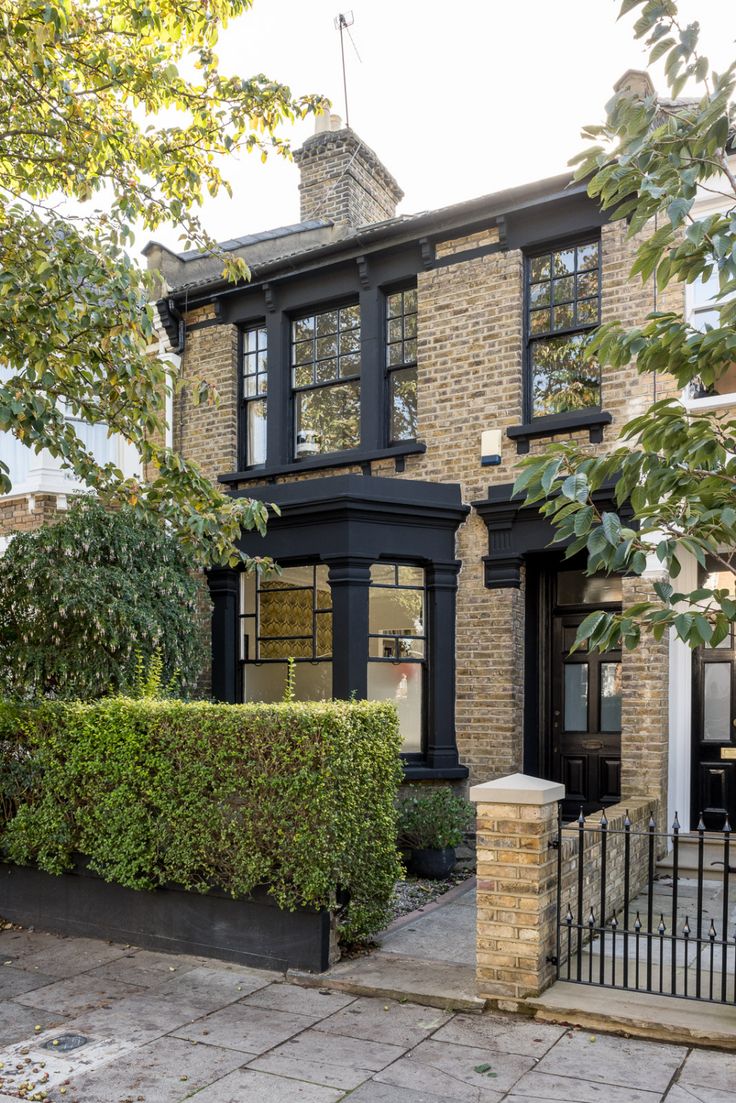 Victorian UK terrace with well-maintained guttering