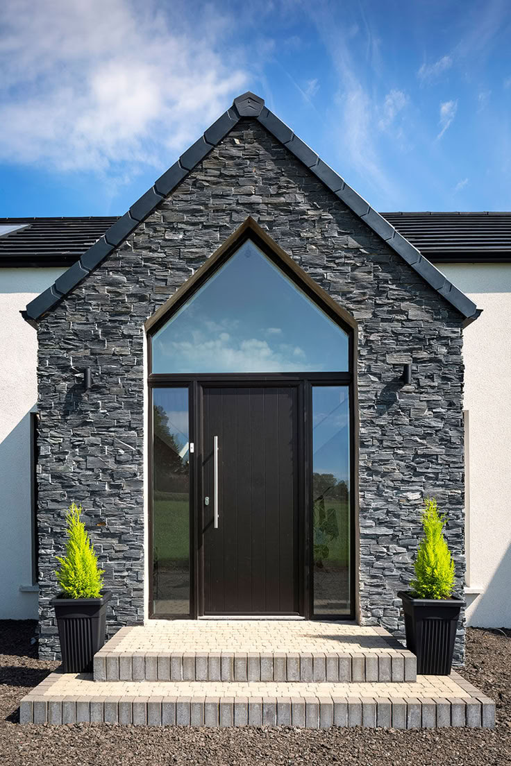 Dormer bungalow with tidy verge and roof edges