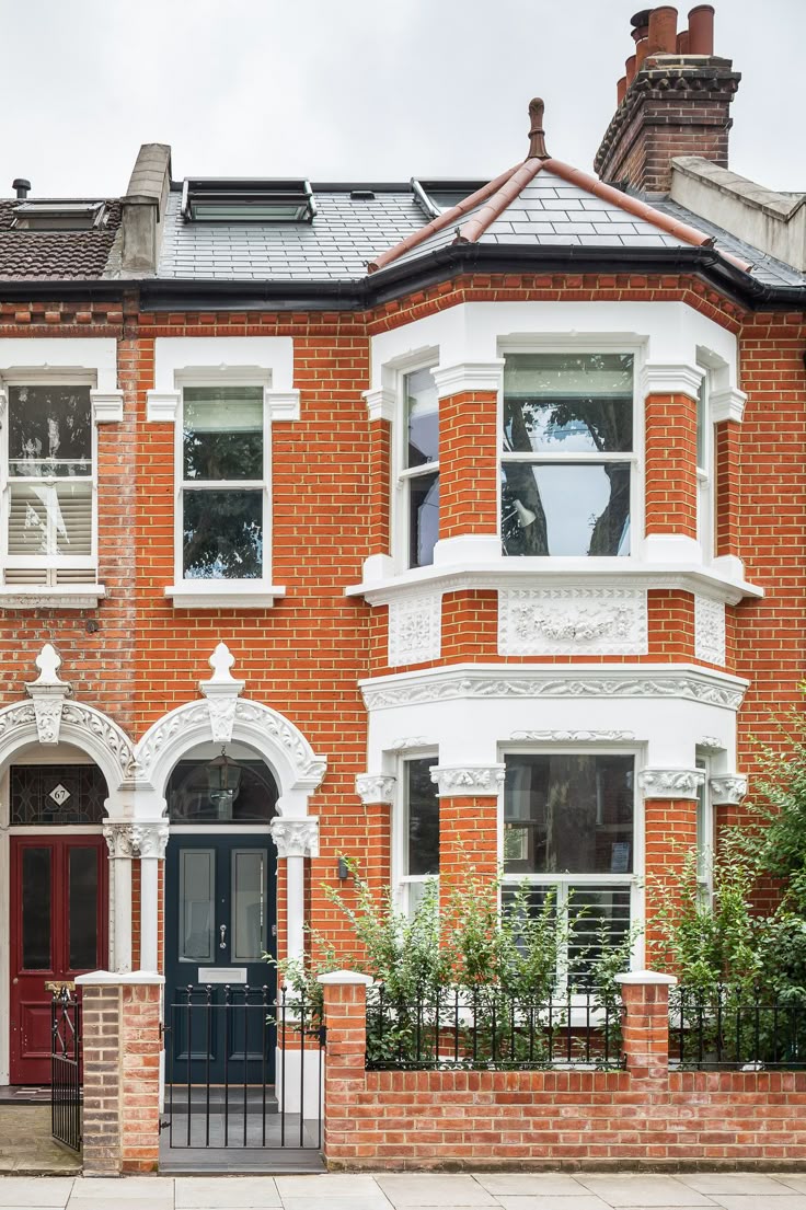 Victorian UK terrace with a well-finished roof ridge